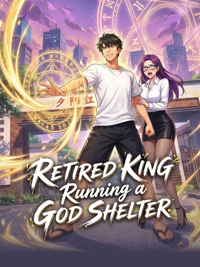 Retired King Running a God Shelter cover