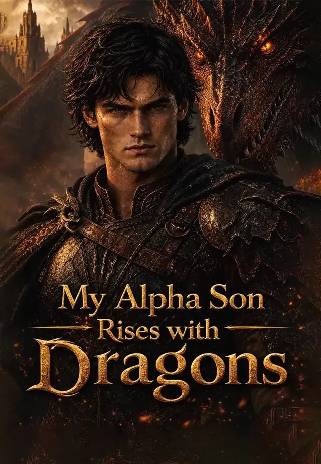 My Alpha Son Rises with Dragons cover