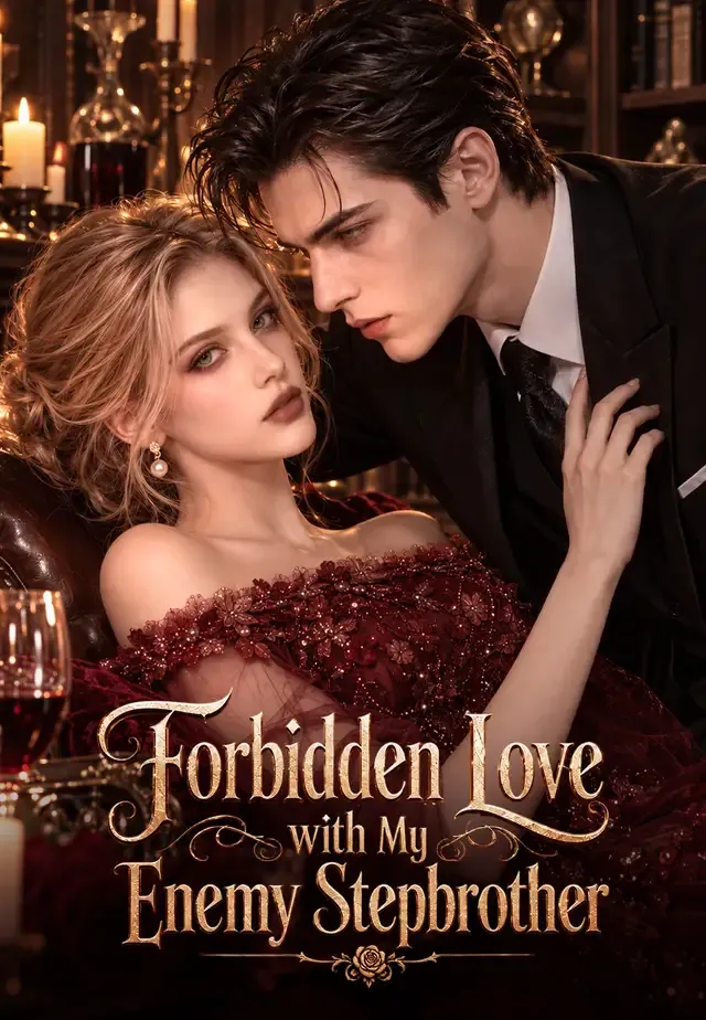 Forbidden Love with My Enemy Stepbrother cover