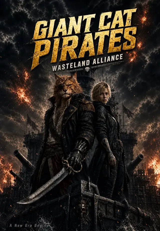 Giant Cat Pirates, Wasteland Alliance cover
