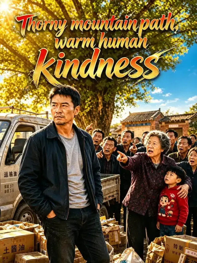 Thorny mountain path, warm human kindness cover