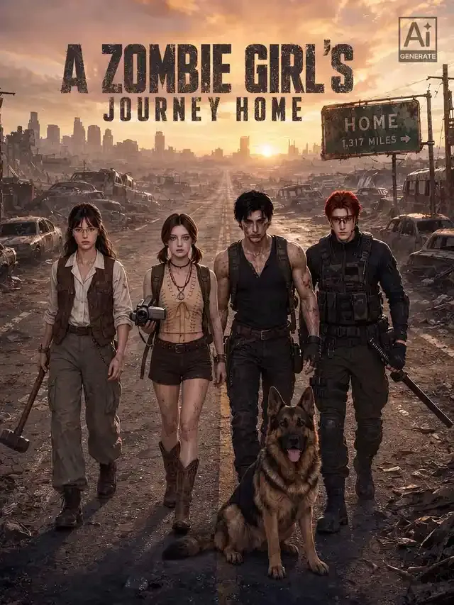 A Zombie Girl’s Journey Home cover