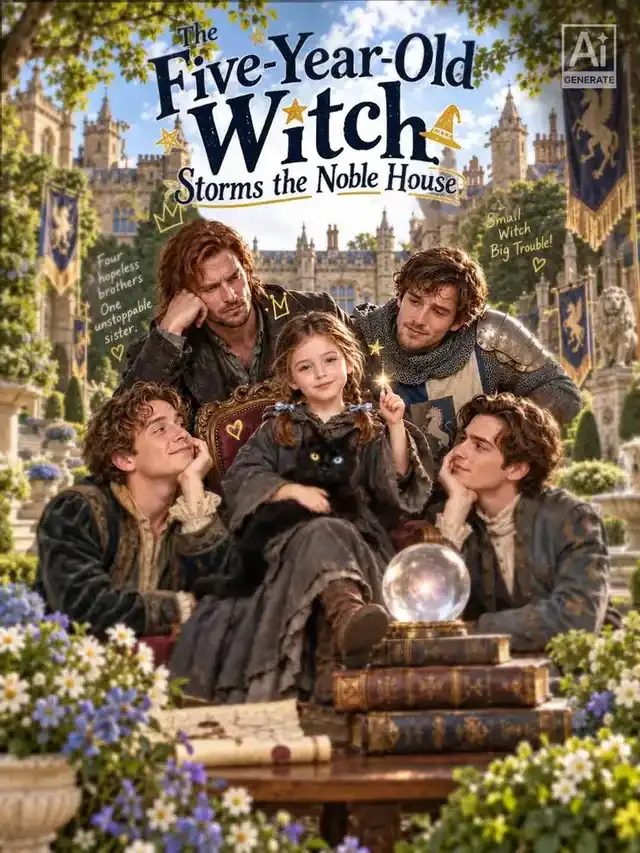 The Five-Year-Old Witch Storms the Noble House cover