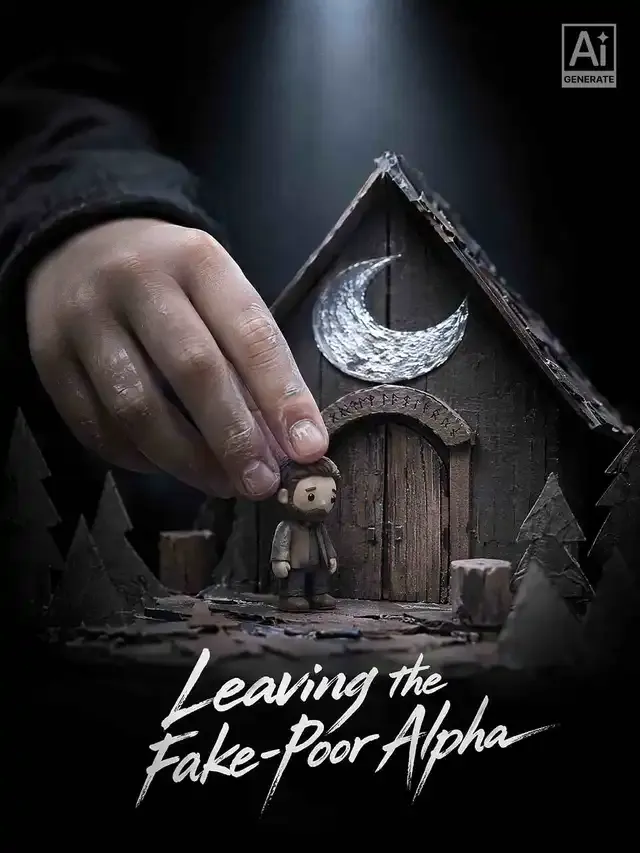 Leaving the Fake-Poor Alpha cover