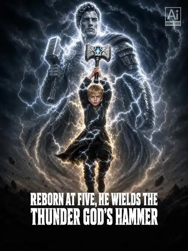 Reborn at Five,He Wields the Thunder God's Hammer cover