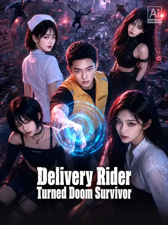 Delivery Rider Turned Doom Survivor cover