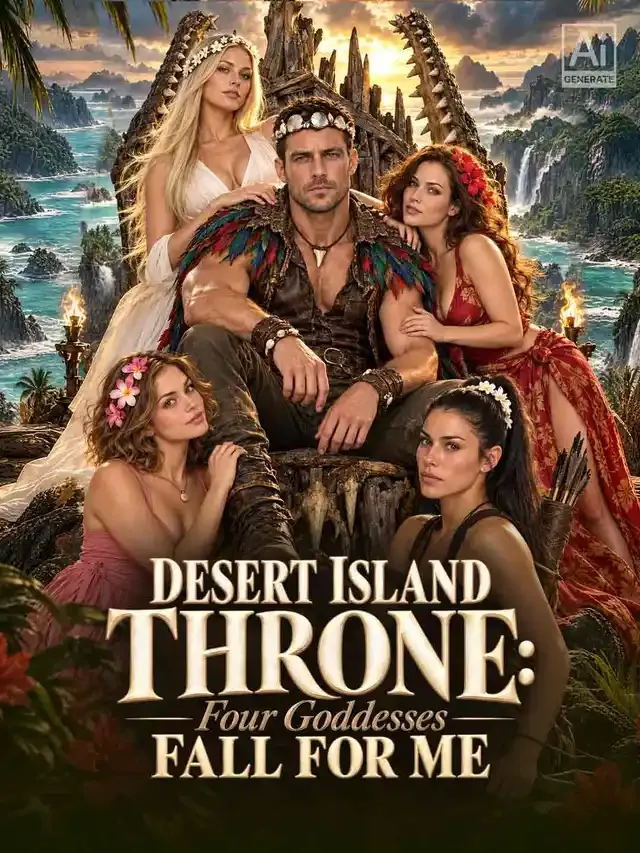 Desert Island Throne: Four Goddesses Fall for Me cover