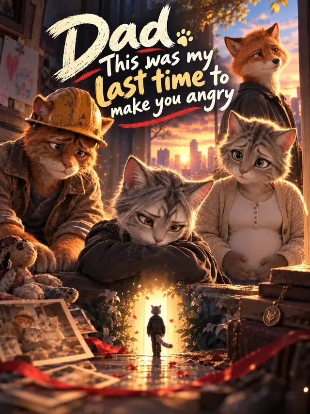 Dad. This was my last time to make you angry. cover