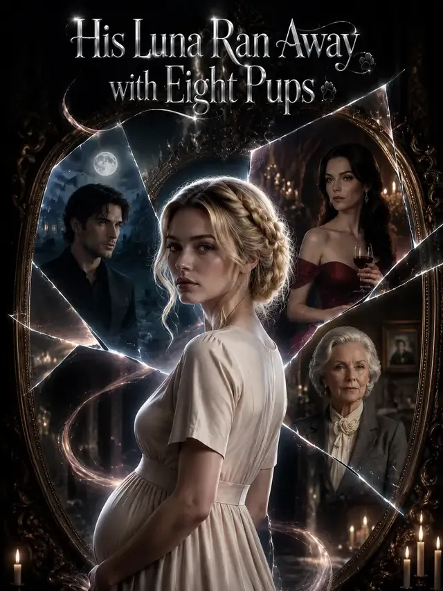 His Luna Ran Away with Eight Pups cover