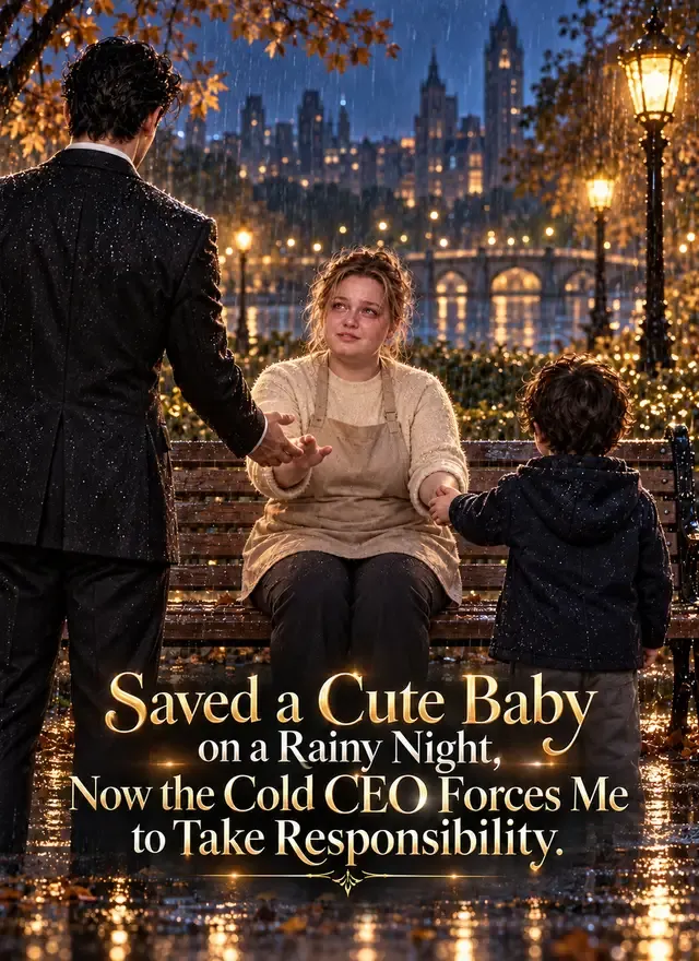 Saved a Cute Baby on a Rainy Night, Now the Cold CEO Forces Me to Take Responsibility. cover