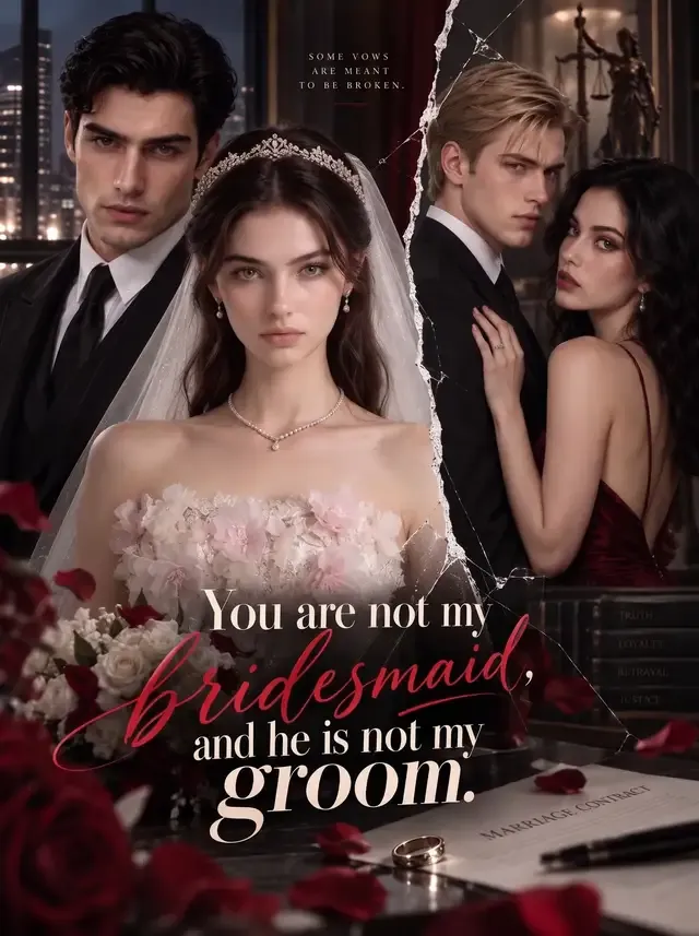 You are not my bridesmaid, and he is not my groom cover