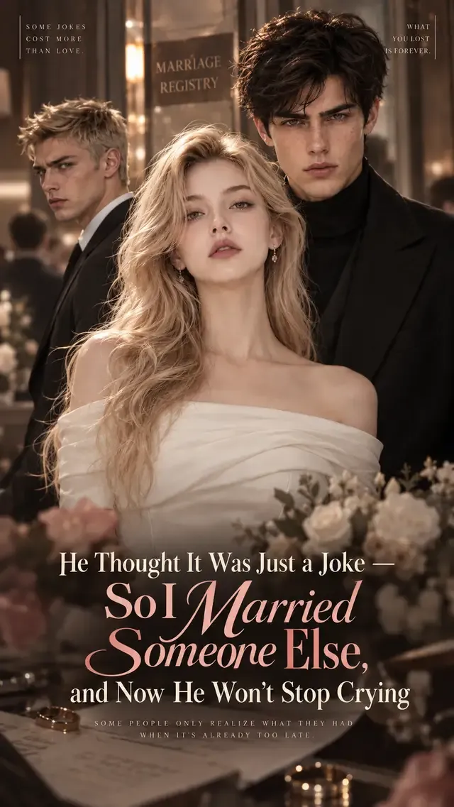 He Thought It Was Just a Joke — So I Married Someone Else, and Now He Won't Stop Crying cover