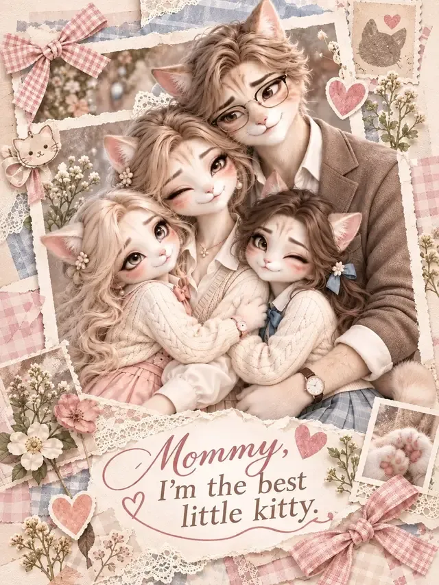 Mommy, I'm the best little kitty cover